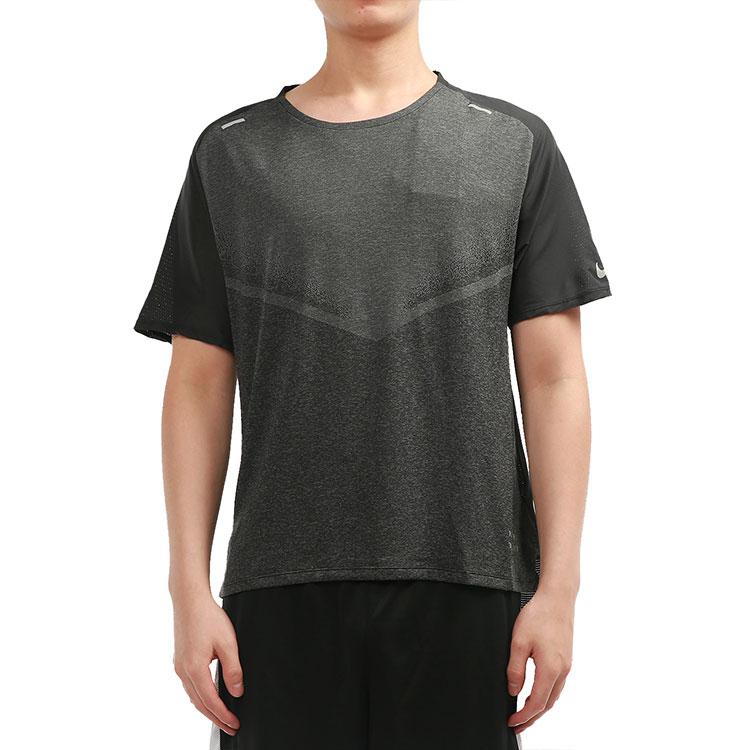 Nike Ultra Run Division Training Quick-Dry Breathable Short-Sleeve T-Shirt Men Tops Black DA1299-010