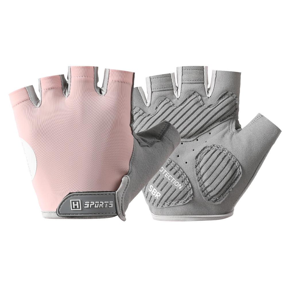 Radhandschuhe Fitness Halbfinger Herren und Damen Sport Anti Kokon Halbfinger Anti Rutsch Klimmzug Yoga Handschuhe