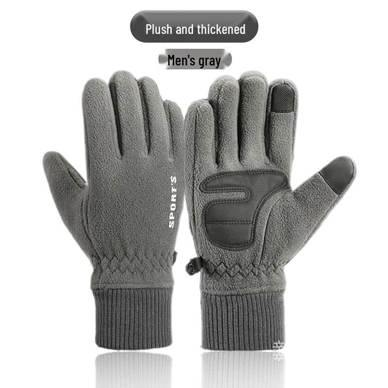 PalmTalk Bear Winter Fleece-Lined Cycling & Outdoor Gloves