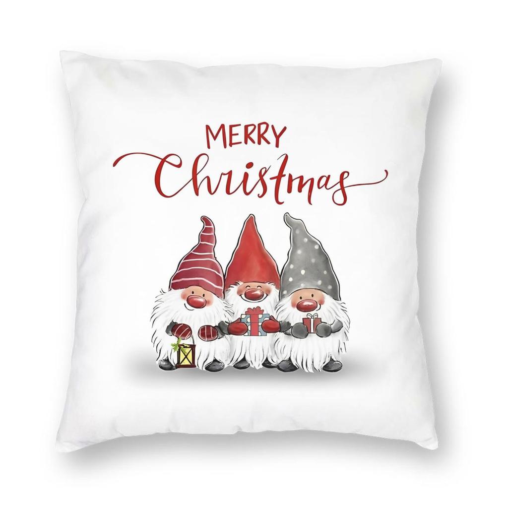 Red Car With Christmas Tree On Roof Pillowcase Printing Fabric Cushion Cover Gift Throw Pillow Case Cover Home Wholesale cm