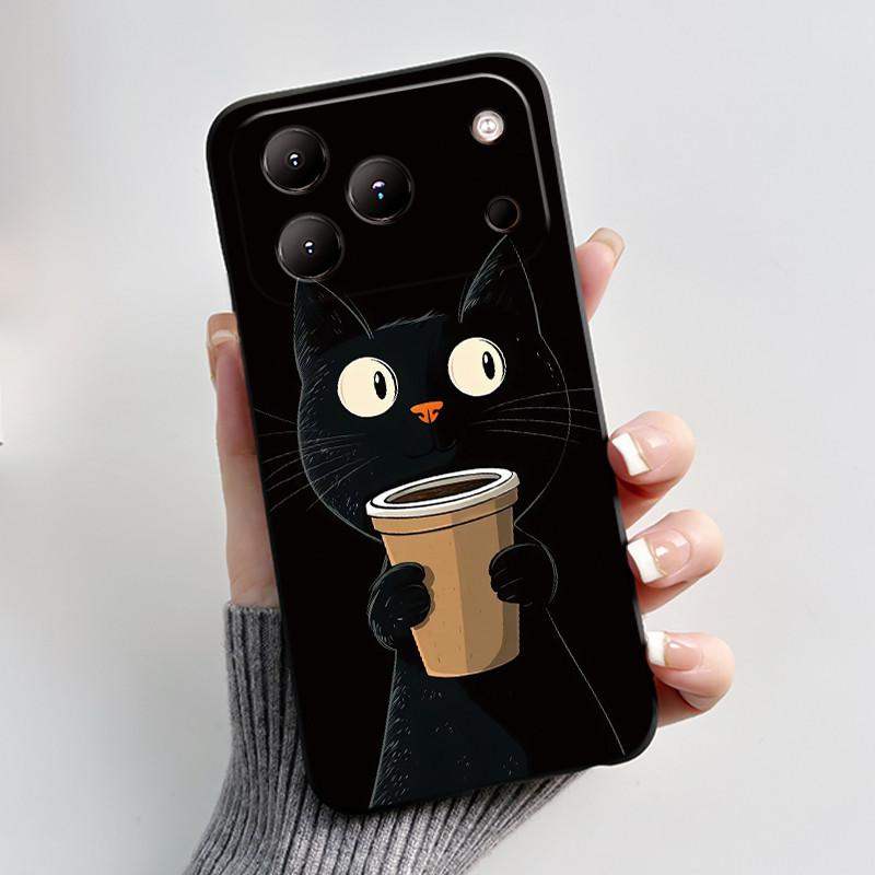 Casing For BlackView Wave 7C Phone Case Aesthetic Luxury Cute Cool Boys Girls Pattern Black Soft TPU Protective Shell Cover