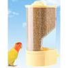 Plastic Parrots Food Holder Automatic Bird Feeder Hanging food Dispenser for Bird Cage Minimizing Waste for Small Birds