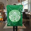 Celtic Football Club Print FlAannel Blanket, High Quality Comfortable for All Seasons, Home Decor, Warmth and Comfort