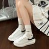 Thick-soled heightening little white shoes women's autumn new leather breathable comfortable versatile classic casual board shoes