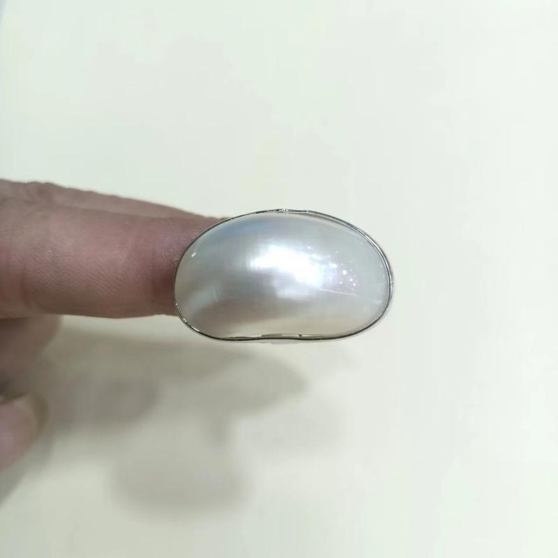 1 Stück Damenring Natur Perlmutt Muschel Ring Einstellbar Für Frauen Geburtstag Halloween Weihnachtsgeschenk