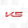 Creative Car 3D Metal K3 K5 K8 Logo Emblem Fender Rear Trunk Door Bumper Sticker For Kia Forte Ceed Cerato Rio Picanto Decor UD6