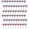 60 Pcs Foam Mushroom Miniatures Colorful Tiny Mushroom Figurines Miniature Mushroom Stakes