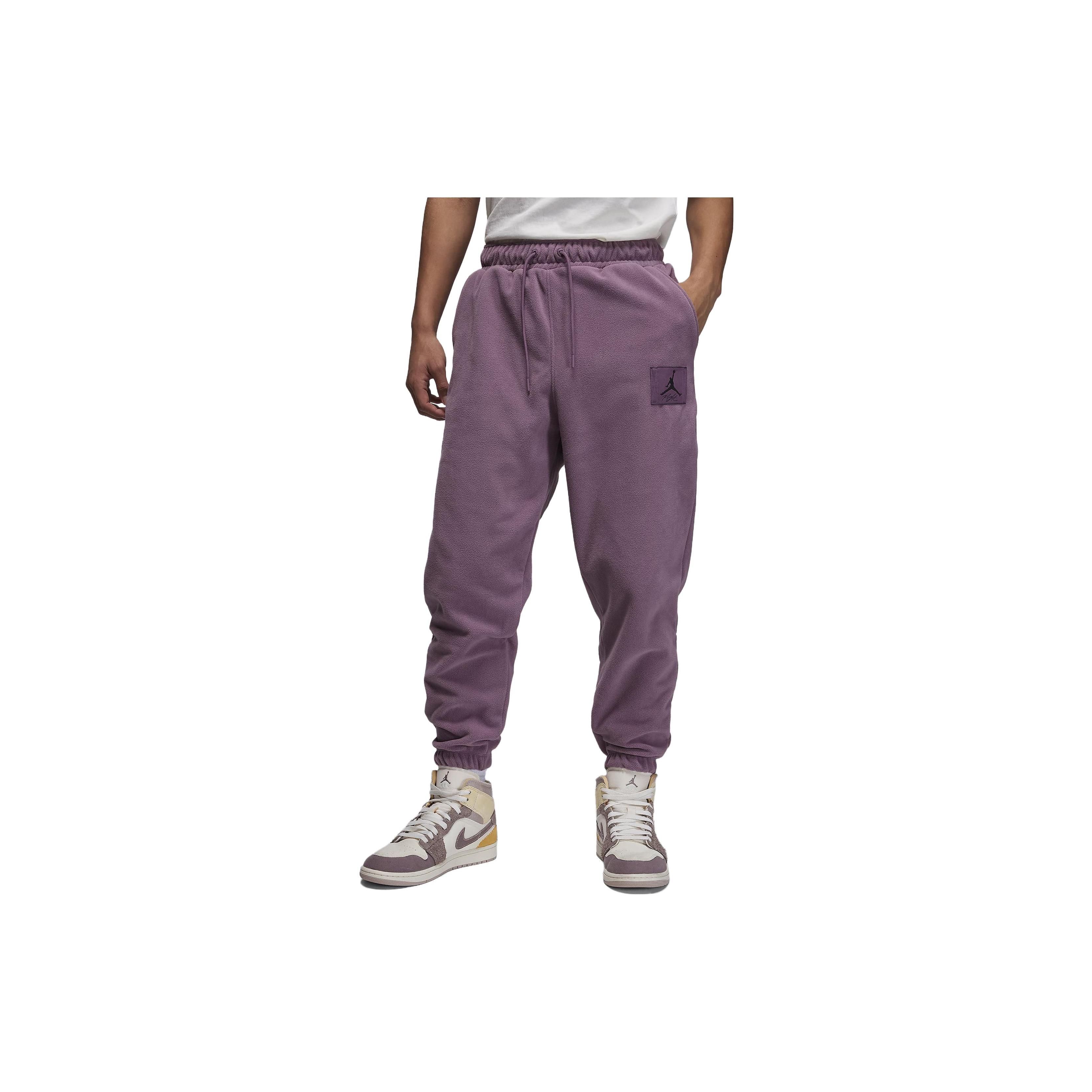

New Jordan Flight Fleece Knitted Sweatpants Men s Fuchsia FD7532-508 L