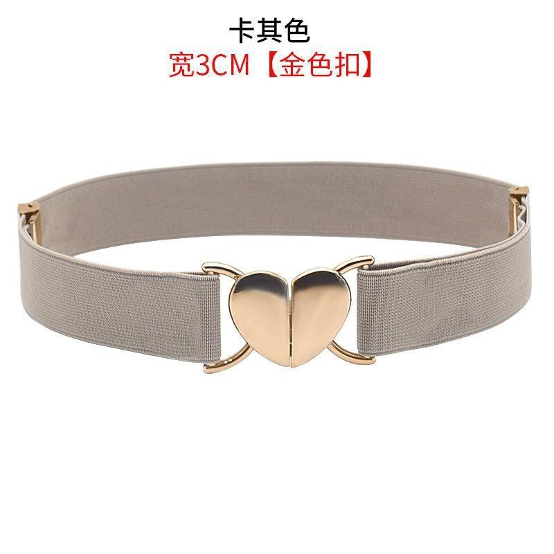 Contemporary Womens Elastic Waist Band With Smooth Buckle Fashionable Design For Occasion Every
