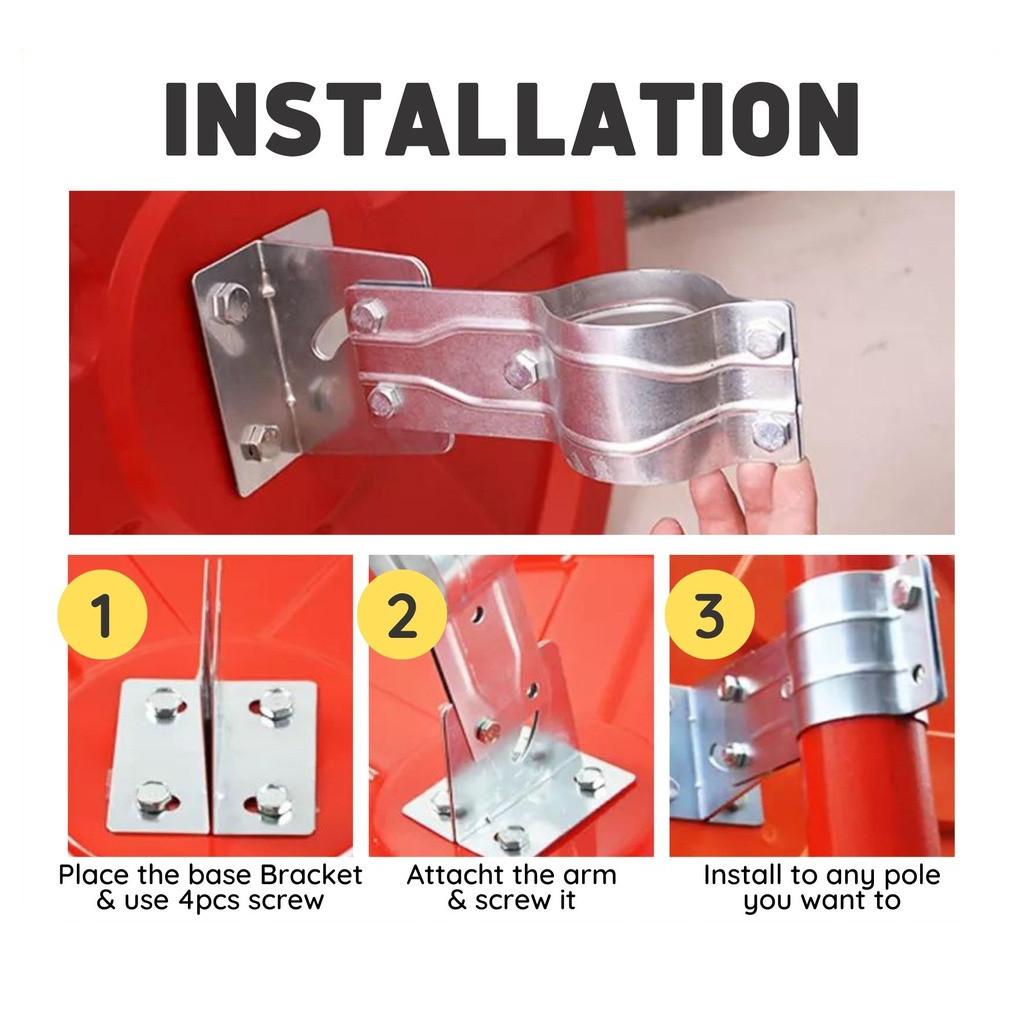 45/60/80/100CM Convex Mirror Outdoor Traffic Road Safety Wide Angle Polycarbonate Corner Turn Mirror