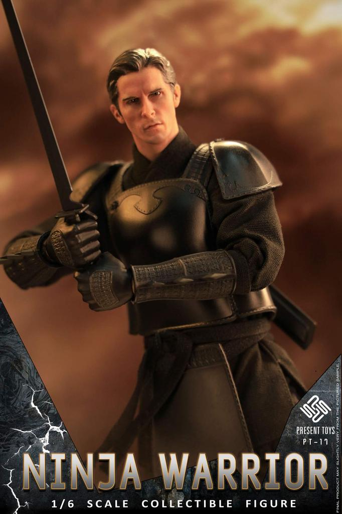 PRESENT TOYS Scale Ninja Samurai Master Double Body Headset Accessory Action Figure [Tbmodel] 1/6 PT-sp17