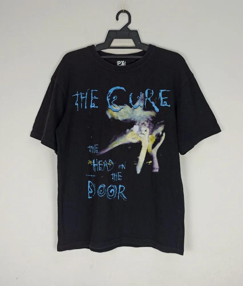 Unisex Short Sleeve Crew Neck Cotton T Shirt The Cure The Head On The Door 80S S