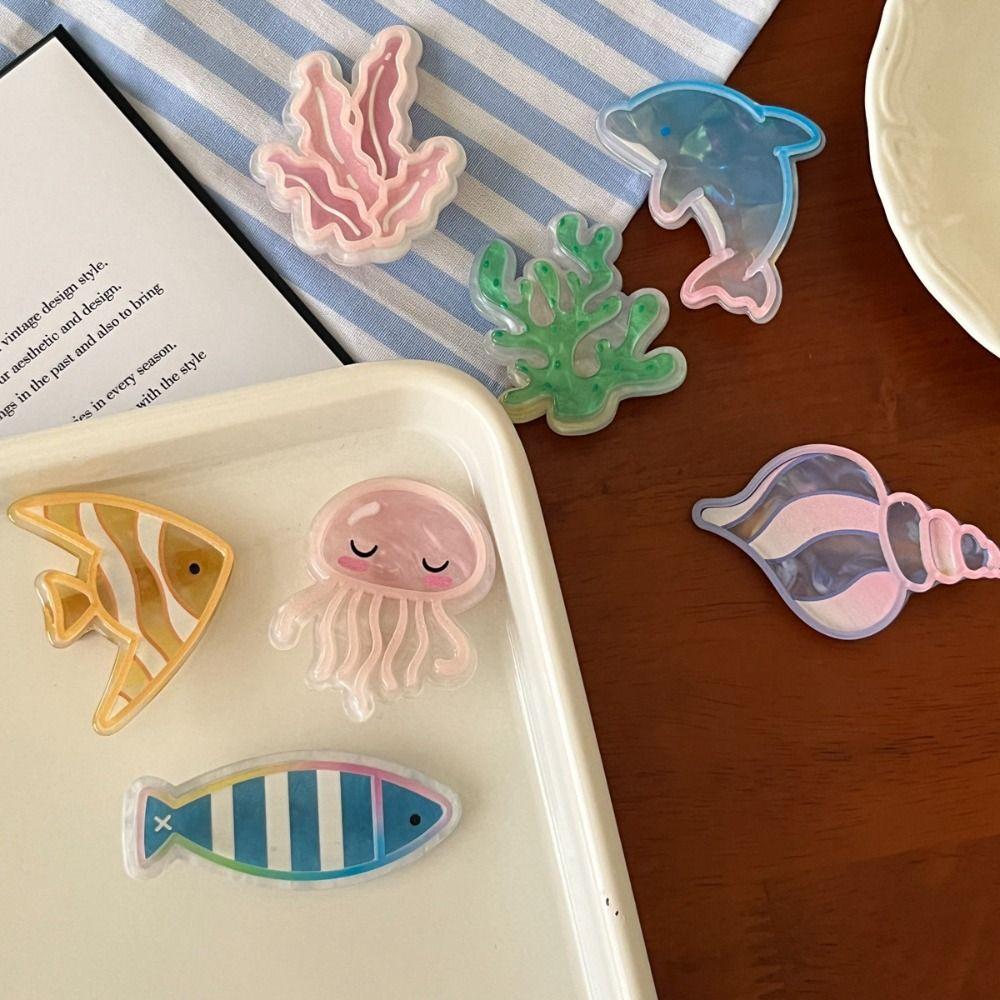 Cartoon Starfish Hair Clips Little Fish Barrette New Ocean Series Hairpin Girls