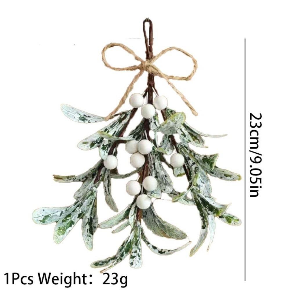 Artificial Floral Decor Artificial Mistletoe Sprigs Red Christmas Berry DIY Home Christmas Decorations Fake Flowers