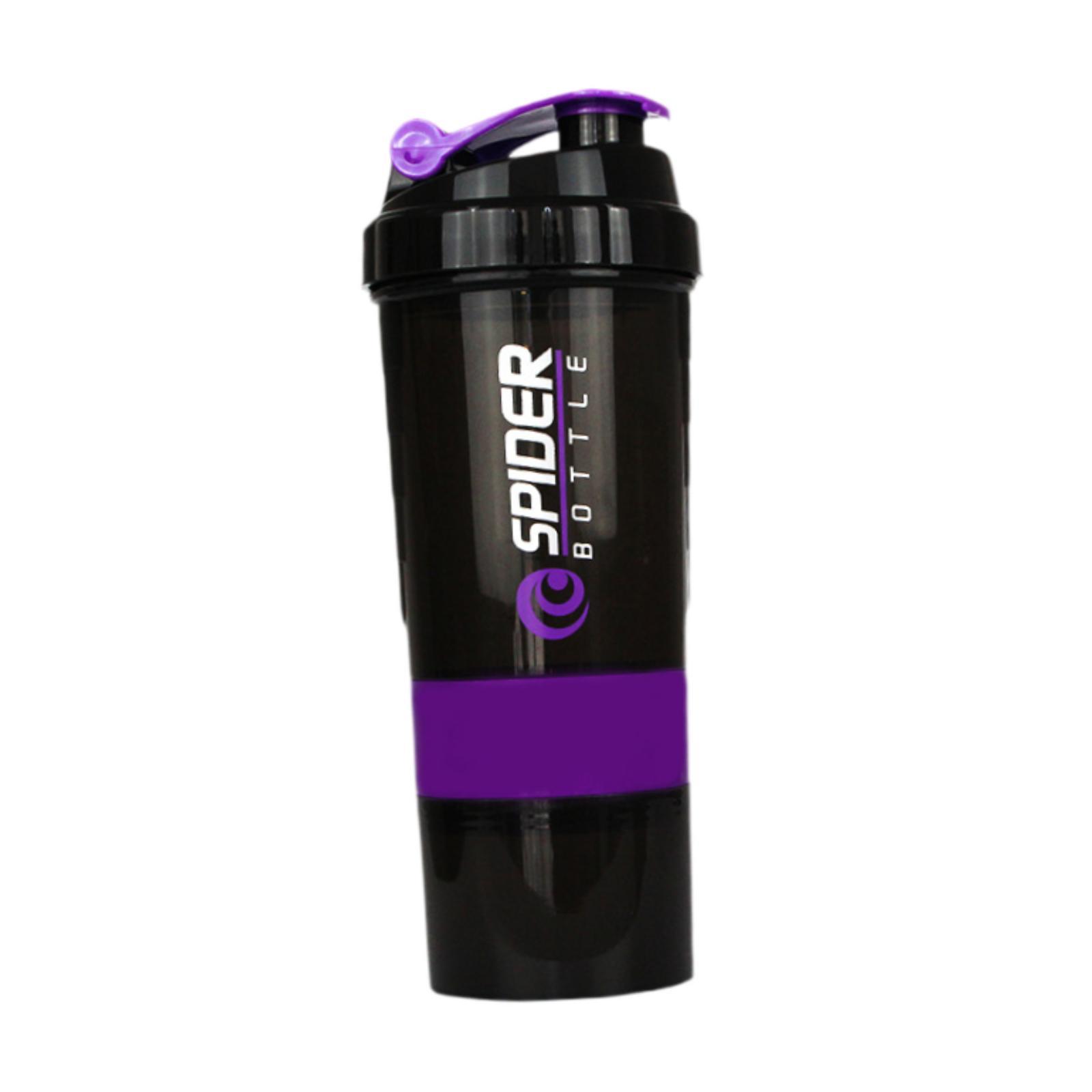 

Бутылка-шейкер для протеина, чашка-блендер для кофе, молочных коктейлей, устойчивая к протечкам фиолетовый