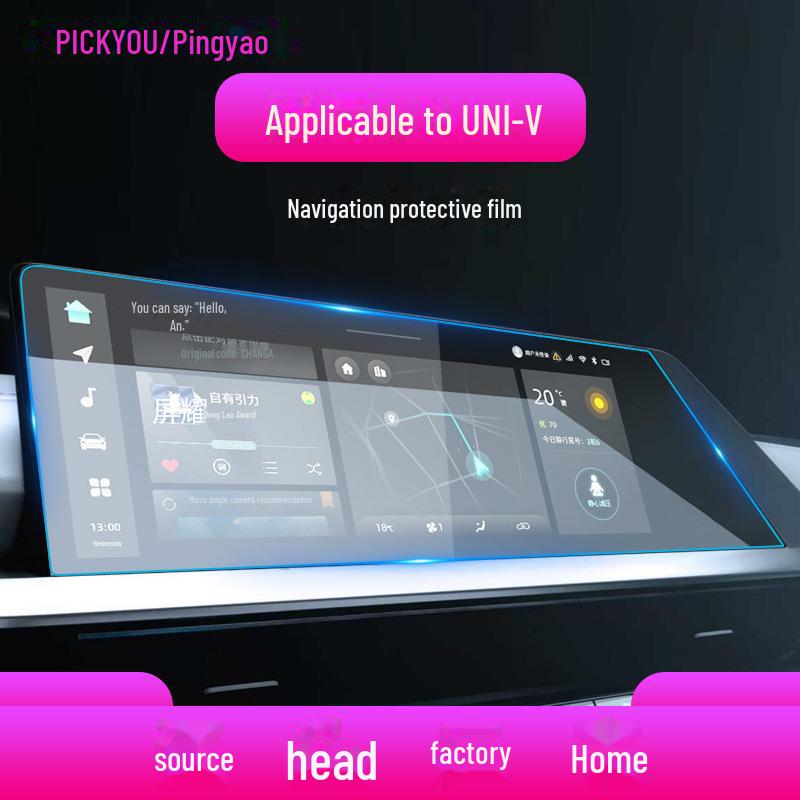 "24 Changan UNIZ/UNIK/UNIV Navigation & Central Control Tempered Film for Car Interior Protection"