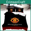 Manchester Pattern Digital Printed Threepiece Bedding Set For Kids And Teens