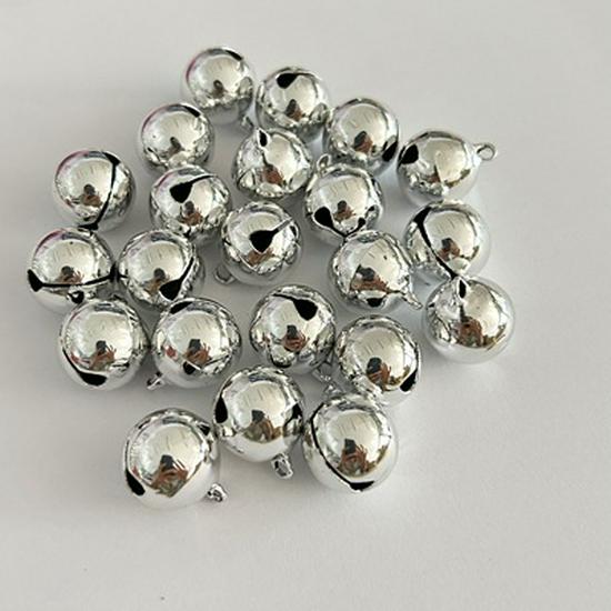 Colorful Electroplated Metal Pet Bell Ornament for Christmas