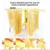 Getrockneter Nudelständer Faltbarer Pasta-Trockenständer Spaghetti-Trockenständer Nudeltrockenhalter Hängeständer Pasta-Kochwerkzeuge