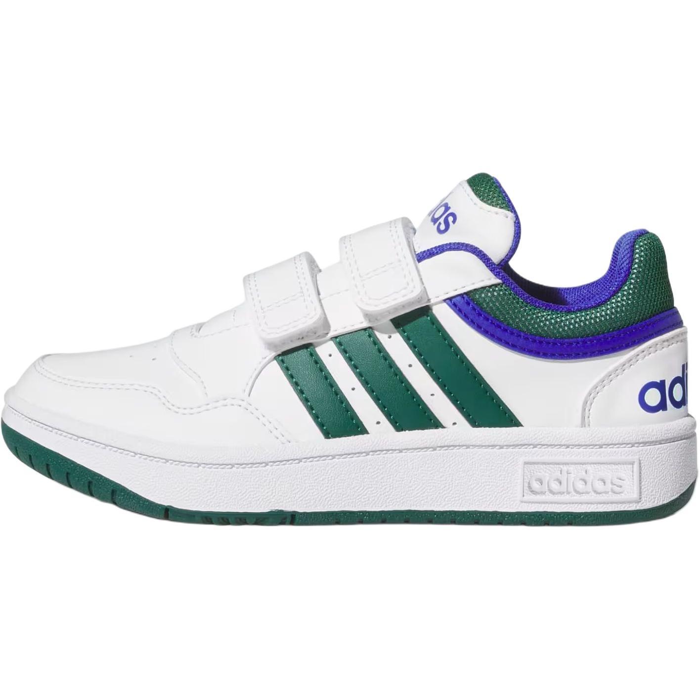 (PS) adidas Hoops Lifestyle White Green Purple Kids IH7896 EU 33
