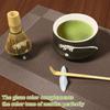 Japanese-style Matcha Making Tool Kit with Ceramic Bowl Whisk/Scoop Holder Bamboo Whisk and Scoop Teaset Giftbox for Tea Lovers