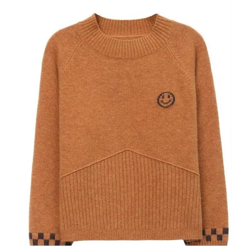 Sweater for Women Autumn Winter Thickened Pullover Warm Knitted Stretchy Long Sleeve Oversize Jumper Tops