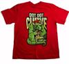 Camiseta Unissex Dot Dot Curve Band Green Monster Red Tamanho Completo S-5XL