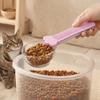 Clear Scale Cat Food Scoop Large Capacity Food Bag Clip 2 In 1 Sealing Clip  Wet Pet Food