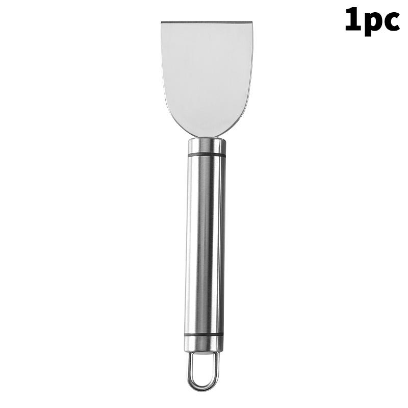 

Лопатка из нержавеющей стали Многофункциональный скребок Плитка Плоский скребок Пол Стекло Удаление клея Кухонные инструменты для чистки холодильника Лопатка 1pc