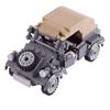 MOC WW2 Military War Vehicle Building Blocks Army Soldier US Spitfire Tank Armored Vehicle BF109 Fighter Jet Prison Cage Toys