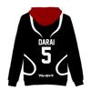 BLUE LOCK Hoodies Autumn Long Sleeve Unisex Harajuku Pullovers Streetwear Cartoon Clothes Sweatshirts