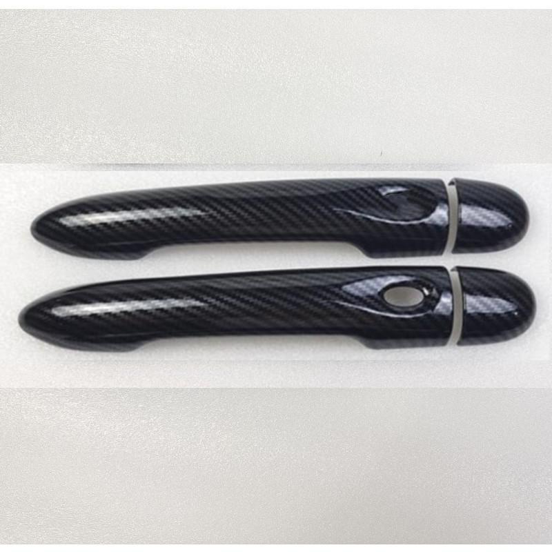 For Renault Megane 3 MK3 III 2008 2009 2010 2011 2012 2013 2014 2016 Carbon Fiber Car Door Handle Cover Trim Styling