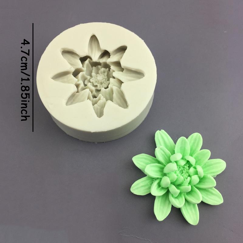 1pc 3D Daisy Flowers Silicone Mold Kitchen Baking Tool Sugarcraft Chocolate Fondant Cake Decor Birthday Wedding Party Supplies