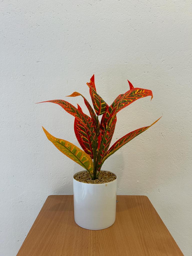 Artificial Potted Plant Realistic 34Cm Bush Bonsai Decoration