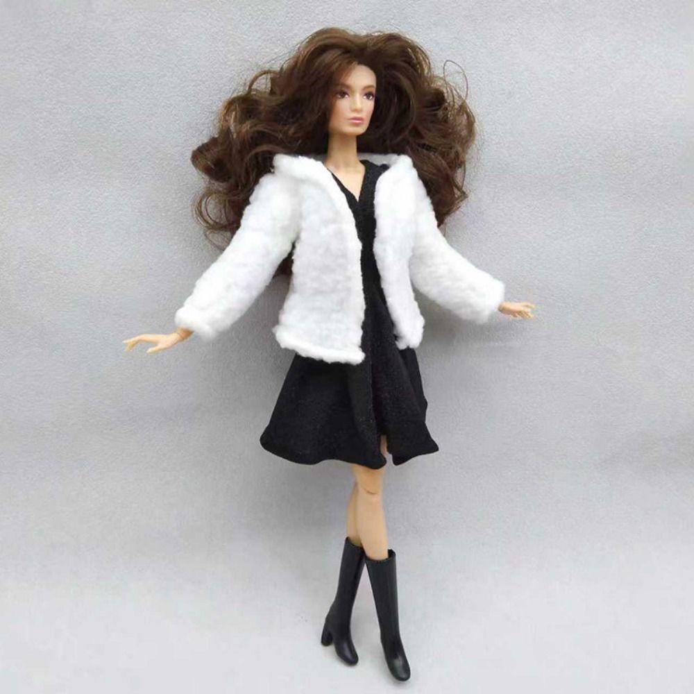 Mode Winterkleidung Kleidung Lässige Oberteile Kleider Set für 1/6 Puppe/29~32cm Puppenkleidung Zubehör