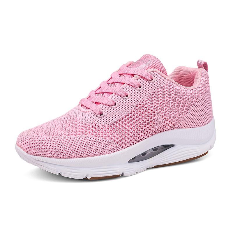 Tenis Women Sneakers Cushion Walking Shoes Breathable Gym Jogging Shoes for Woman Lace Up Platform Sport Shoe Tenes Feminino