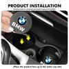 2pcs Car Water Cup Mats Carbon Fiber Coaster Non-Slip Pad For BMW M3 M5 X3 E93 F10 F20 F30 F40 F15 F25 F26 F31 F49 F86 wzdr27