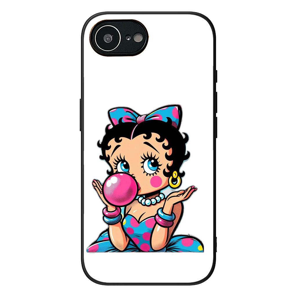 

Phone Cover Kawaii B-Bettys Anime B-Boops for Xiaomi Redmi Note 13 A3 A4 14 Pro Plus 9T 14C 13C 9C NFC + Pro+ 5G 4G Soft Case Redmi 9C NFC