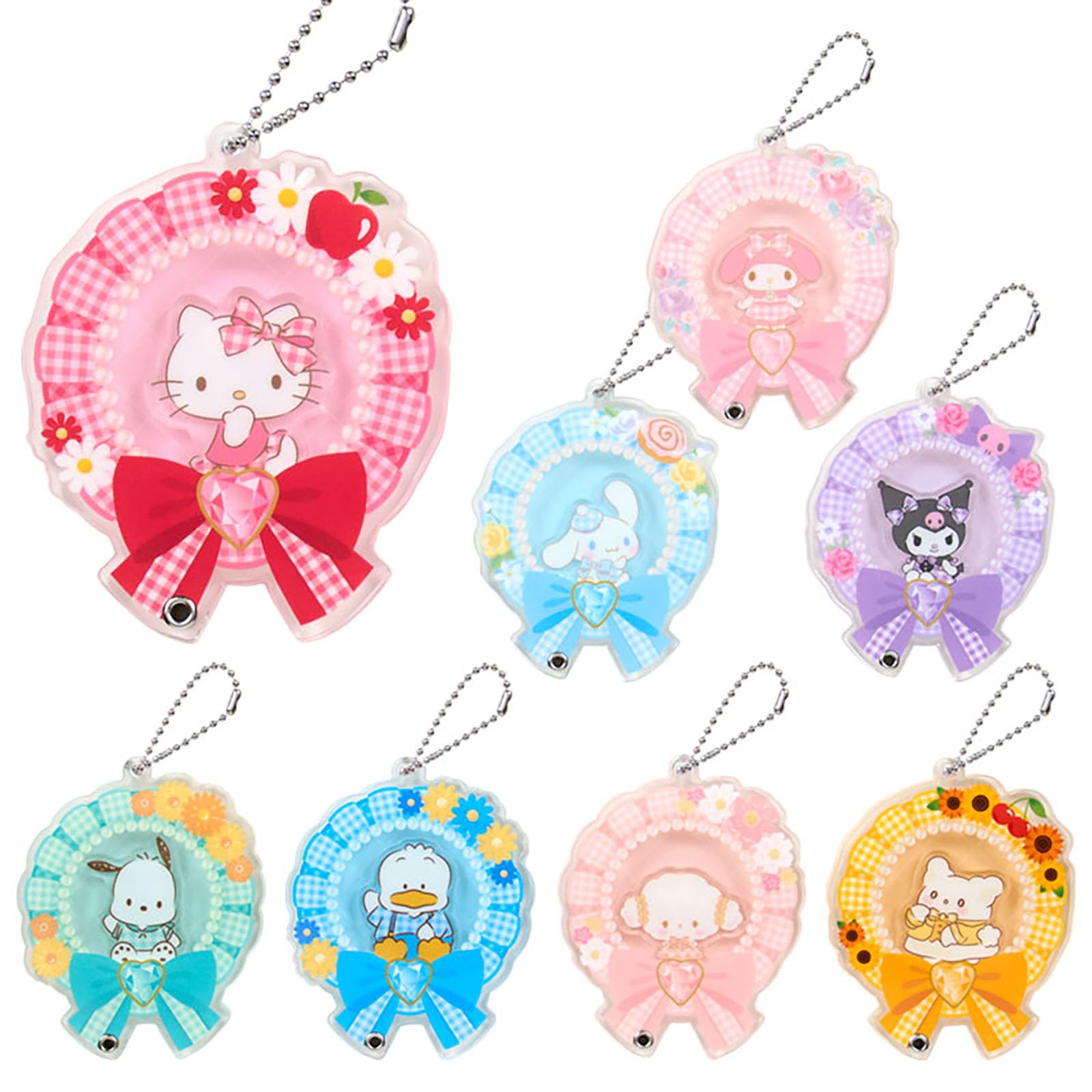 Sanrio Secret Custom Acrylic Charm Sanrio Characters 125237 (Rosette) Acrylic/Steel