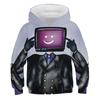 Autumn 3D Game Skibidi Toilet Printing Hoodies For Children Fashion Streetwear Hooded Sweatshirts Harajuku Cool Clothing