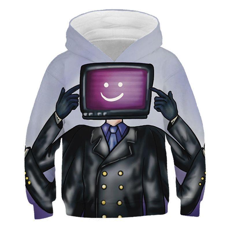 Autumn 3D Game Skibidi Toilet Printing Hoodies For Children Fashion Streetwear Hooded Sweatshirts Harajuku Cool Clothing