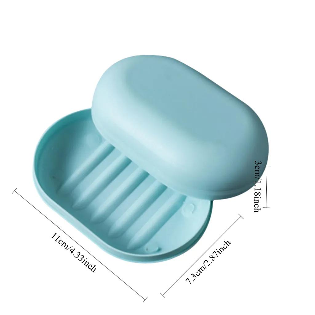 1/3 STÜCK Reise Seifendose - Kunststoff Badezimmer Dusche Seifenhalter mit Deckel Tragbarer Seifenbehälter für Zuhause & Outdoor