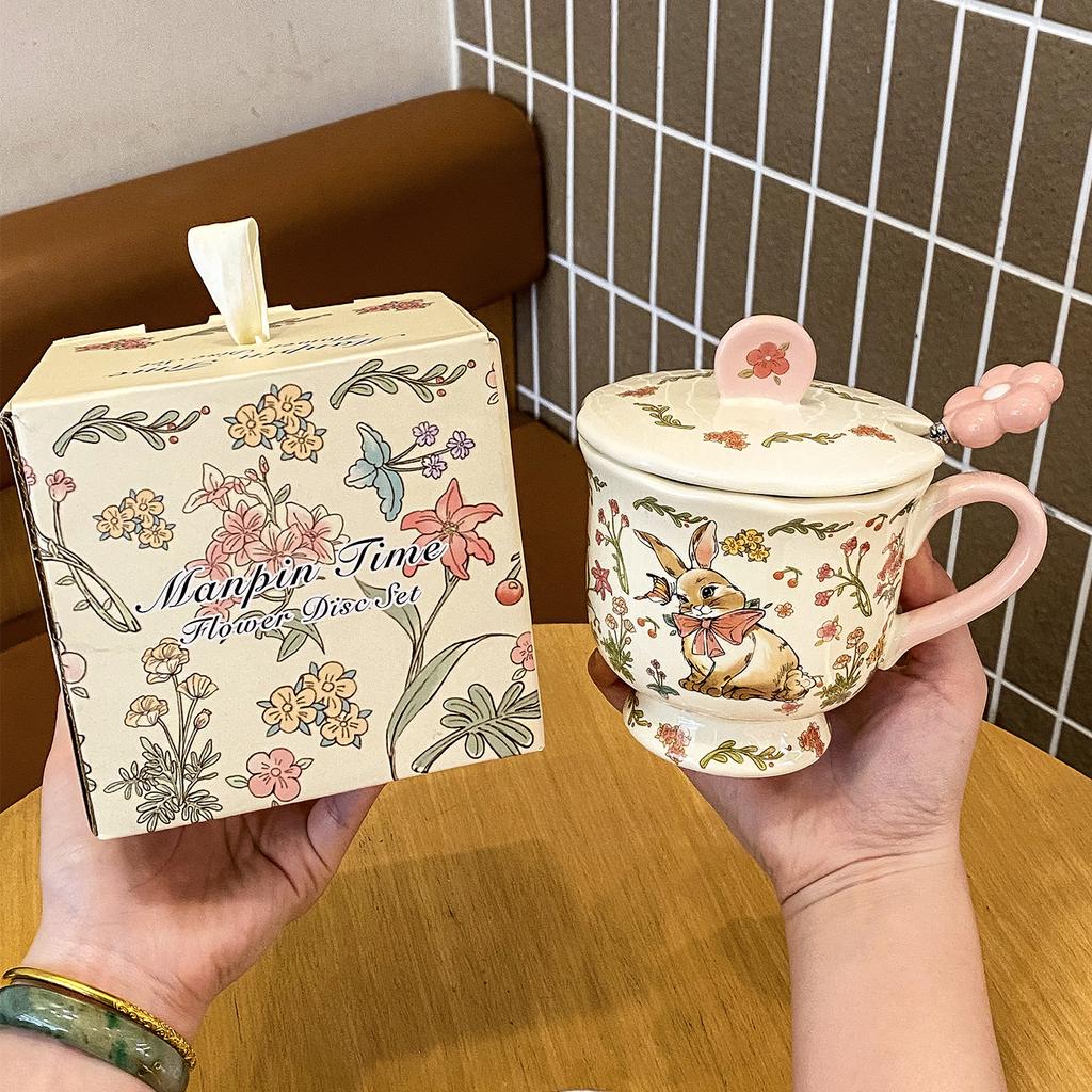 Nová retro keramická hrnek dívky kancelářský hrnek na vodu hrnek na kávu suvenýr narozeninový dárek hrnek na kávu