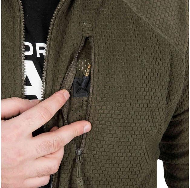 Флисовая куртка Helikon-Tex® Alpha Taktische Gitter Vlies