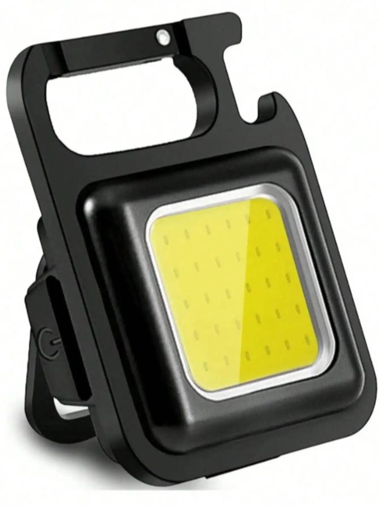 USB Rechargeable LED COB Work Lights Mini LED Handheld Flashlights Waterproof Keychain Emergency Lantern For Outdoor Camping