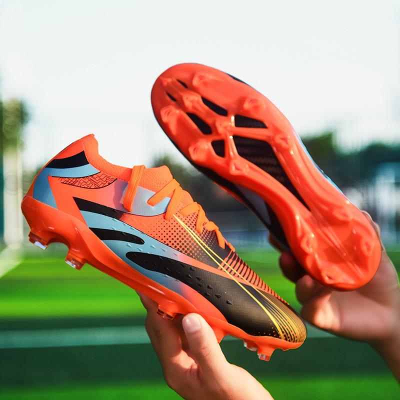 European Cup New F50 Football Shoes Male Teen Students Female Broken Nails Spikes Competition Training Shoes