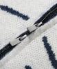 TRILLION Washable Wool Star Nordic Hooded Zip-Up Knit_Navy