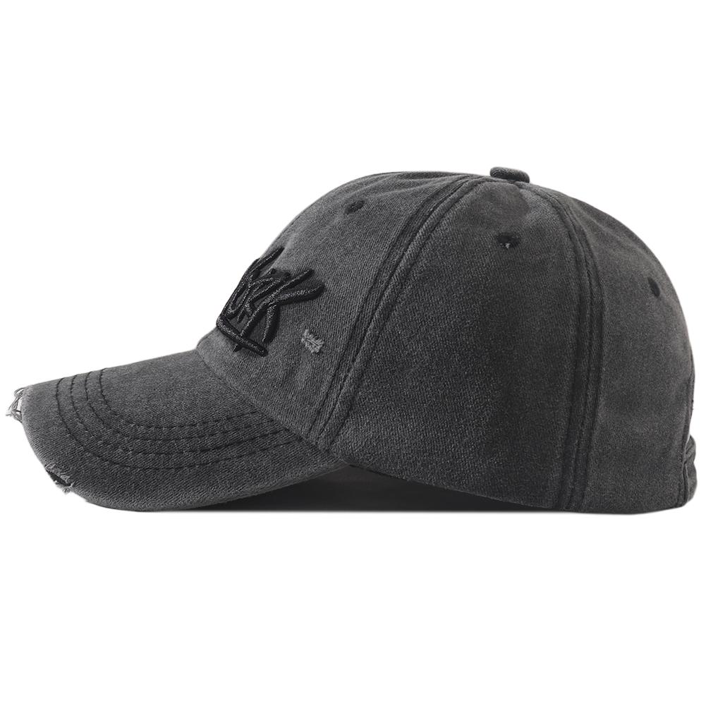 Fashion Letter Embroidery Baseball Cap Retro Washed Shabby Dad Hats Outdoor Cycling Travel Adjustable Sun Hats For Women Men