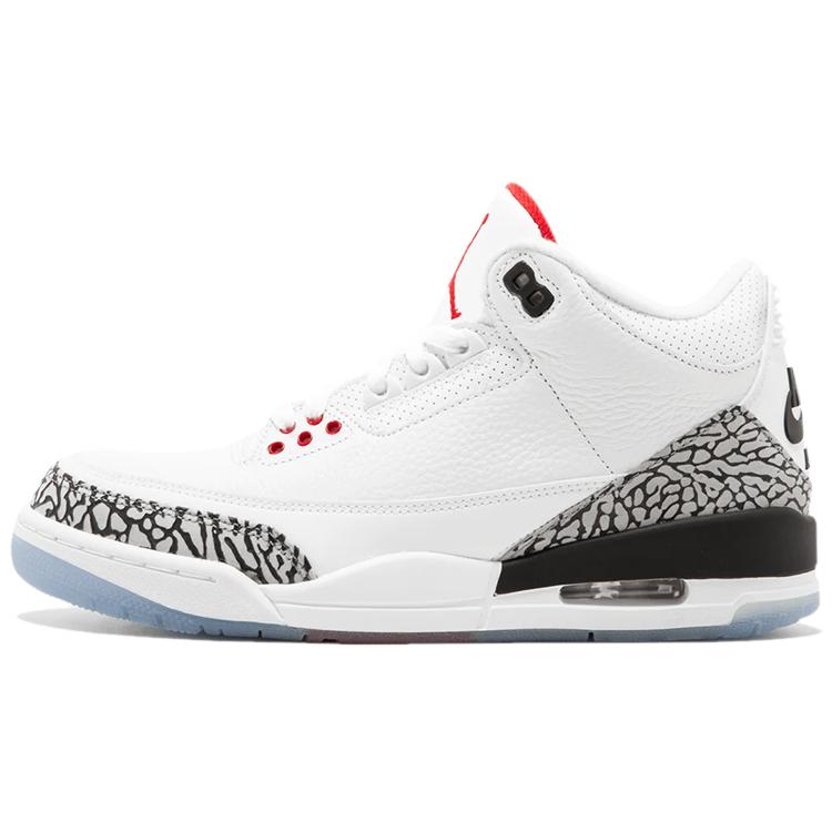 

new Jordan 3 Retro Free Throw Line White Cement 42.5