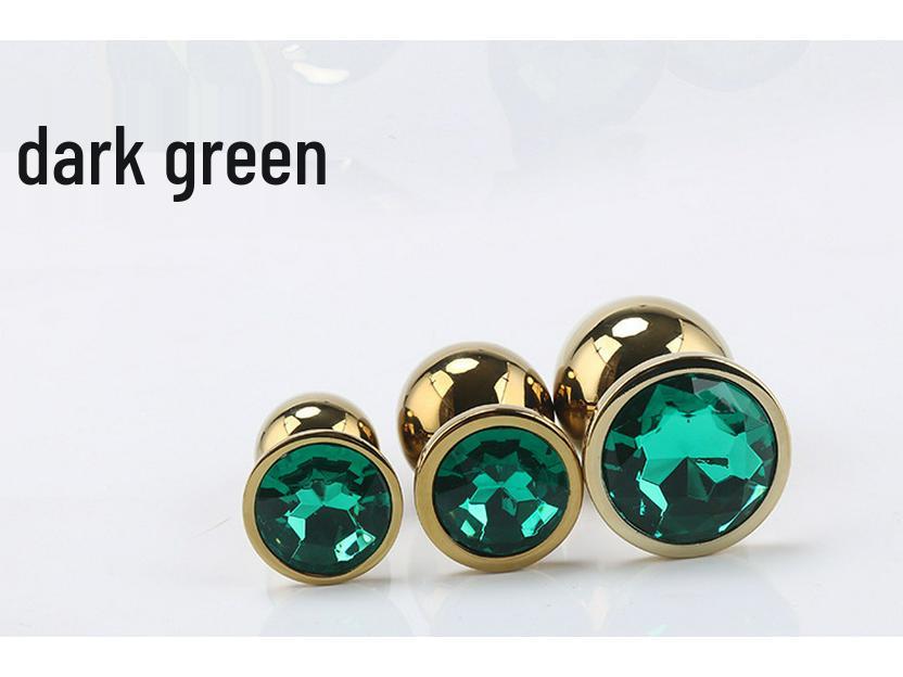 Diamond-Studded Metal Butt Plug for G-Spot Pleasure